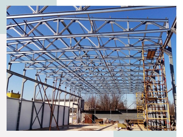 Строительство цехов в Серов от 612 руб. под ключ