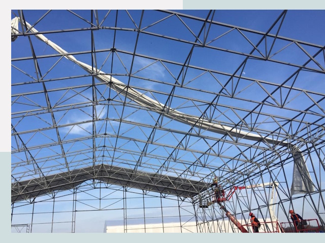 Шатровые ангары от 612 руб. в Серове и Свердловской области