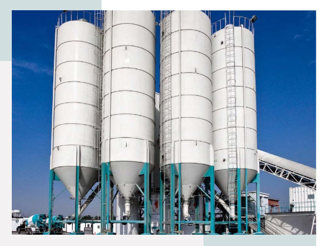 Строительство цементных силосов в Серове
