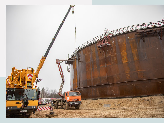 Монтаж резервуаров в Серове от 612 руб. за м³