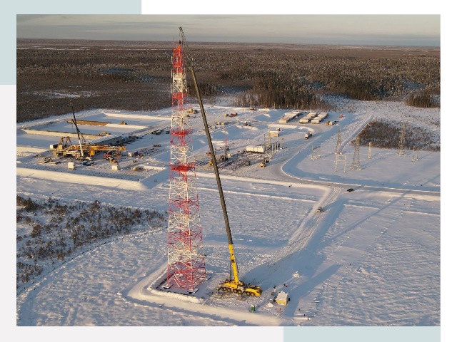 Мачты связи в Серове