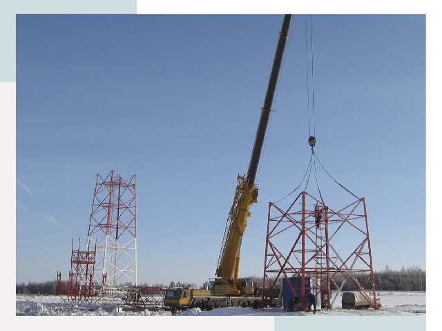 Монтаж вышек связи в Серове