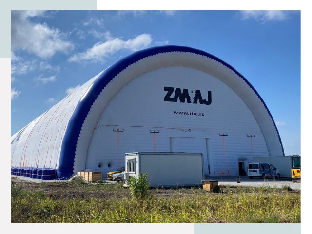 Брендирование ангаров в Серове