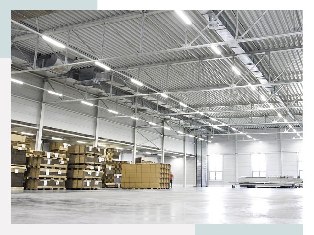 Освещение ангаров в Серове