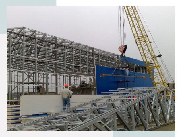 Монтаж ангаров в Серове