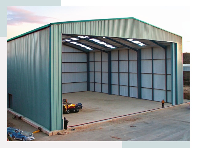 Строительство ангаров в Серове